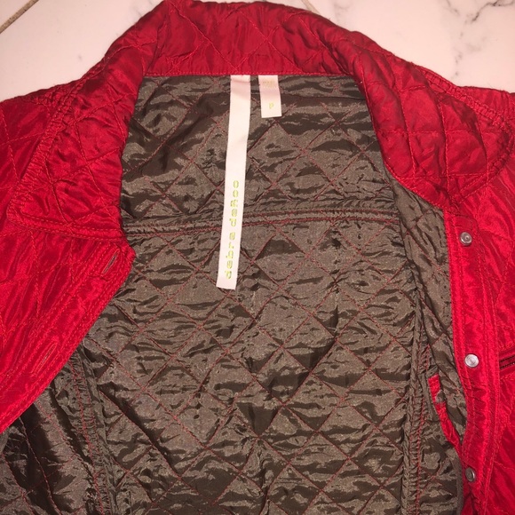 Debra DeRoo silk vest red small - Picture 2 of 4